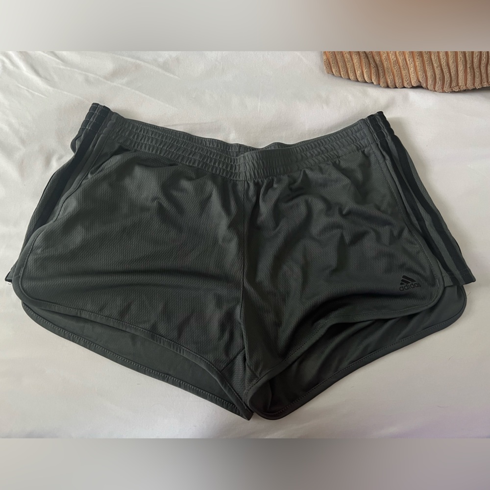 Adidas work out shorts.